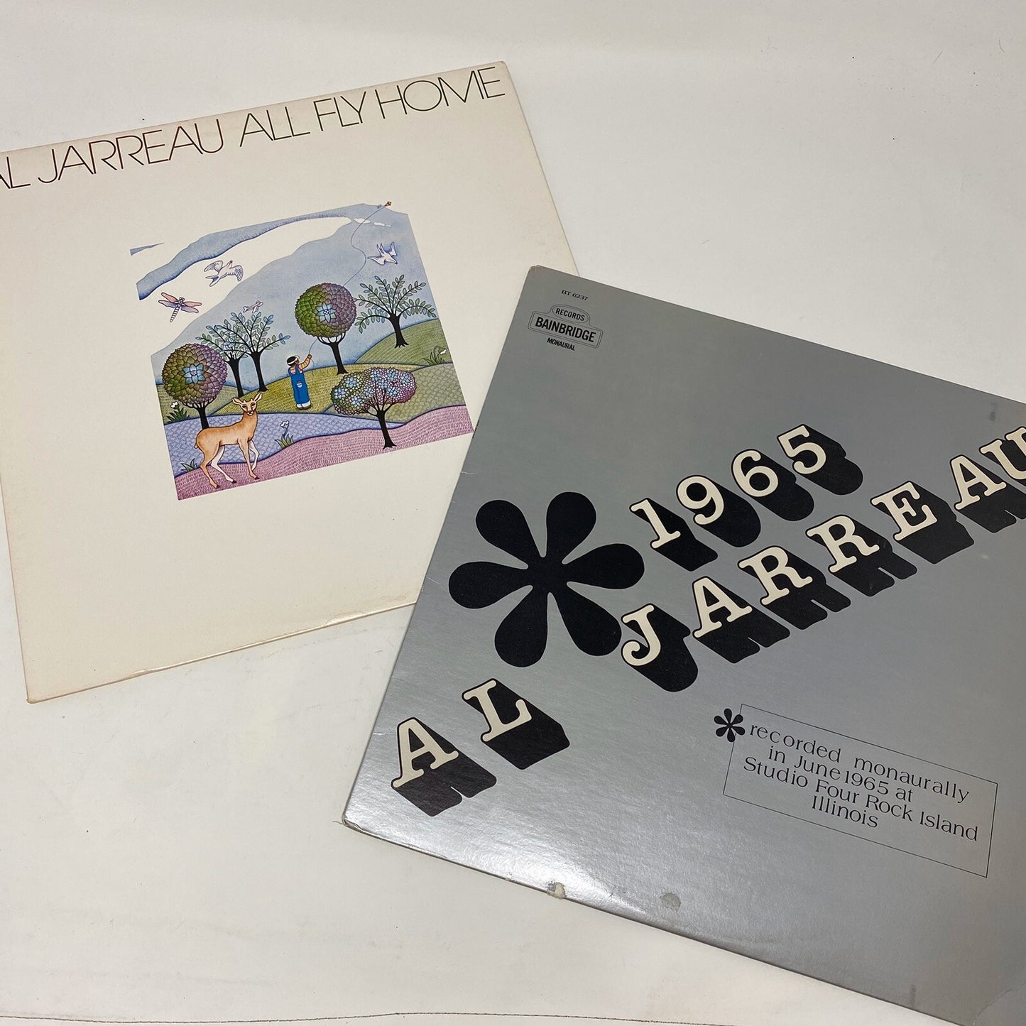 Al Jarreau 1965 + ALL FLY HOME Vinyl LP Records VG+