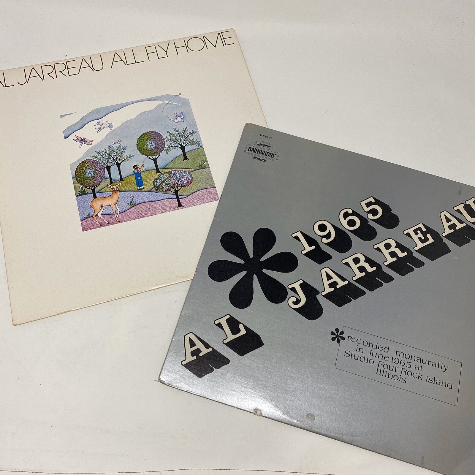 Al Jarreau 1965 + ALL FLY HOME Vinyl LP Records VG+