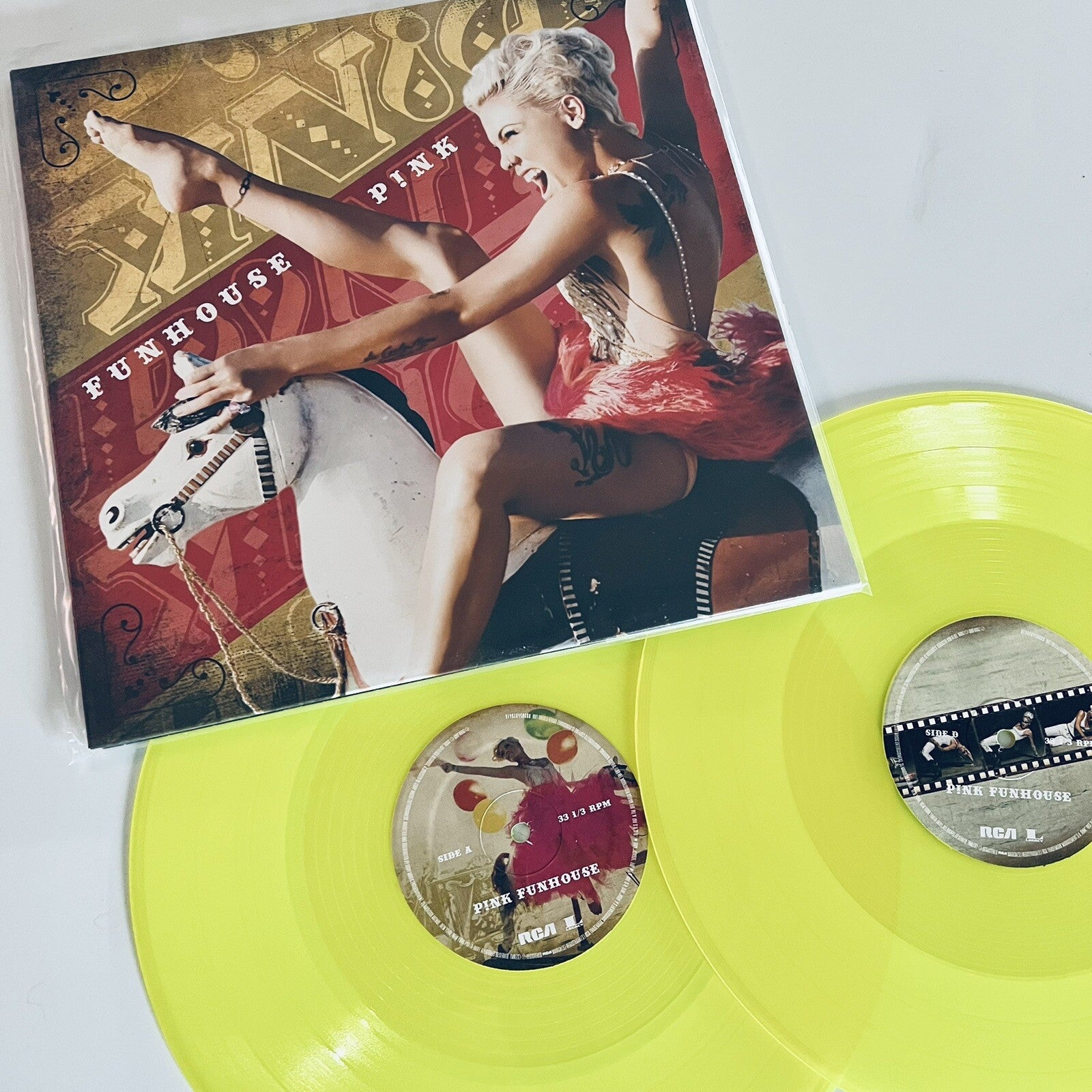 Pink FUNHOUSE Color Vinyl 2xLP Record UNPLAYED Mint