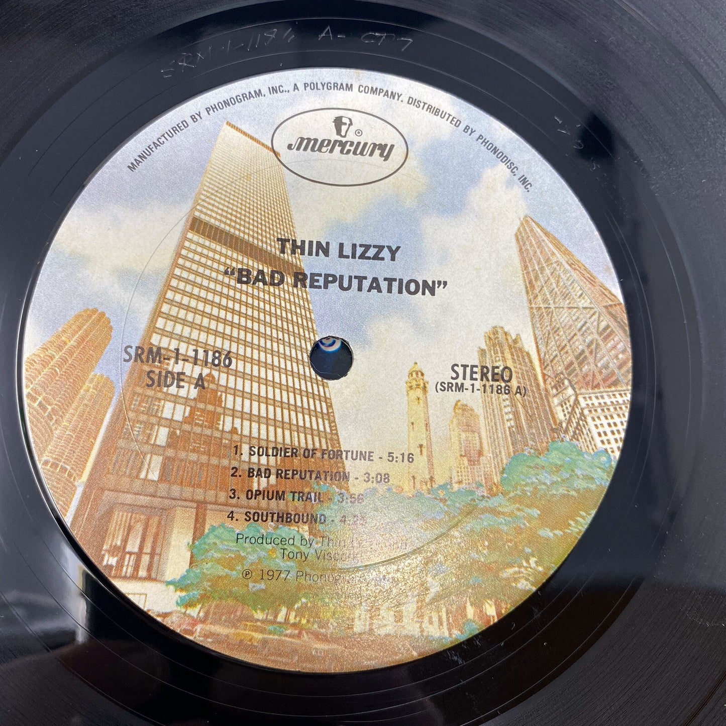 Thin Lizzy BAD REPUTATION Vinyl LP Record Terre Haute Press VG+