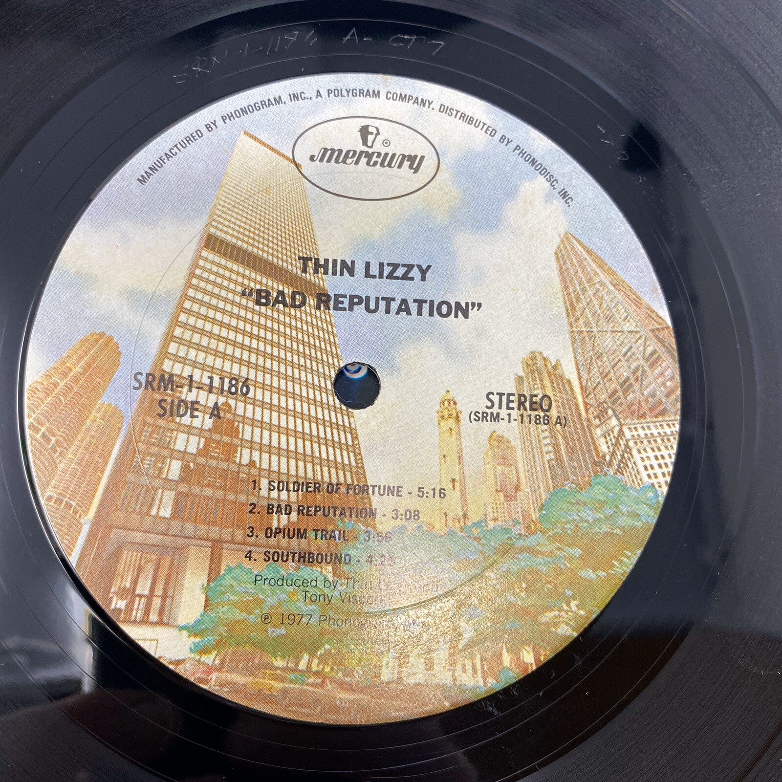 Thin Lizzy BAD REPUTATION Vinyl LP Record Terre Haute Press VG+