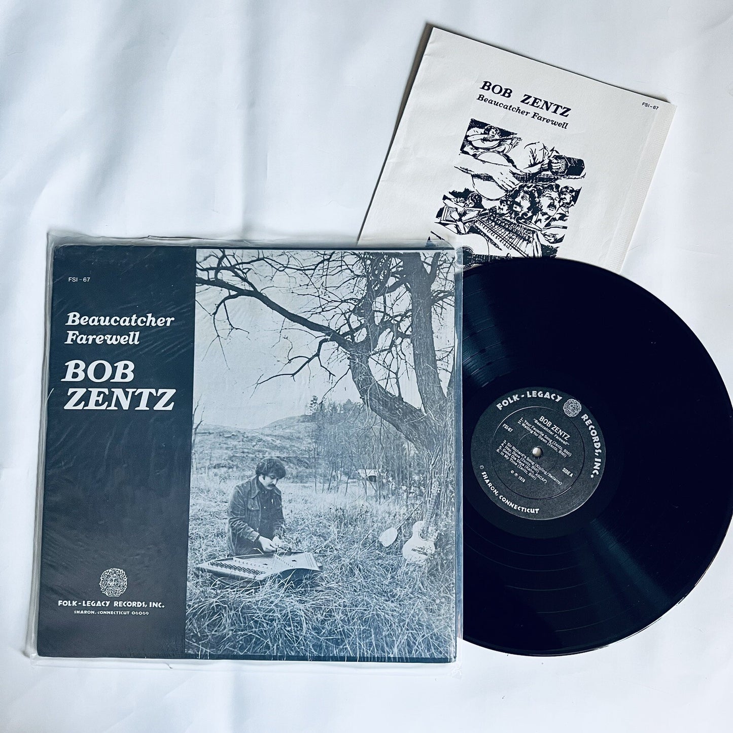 Bob Zentz BEAUCATCHER FAREWELL Vinyl LP Record VG+ w/Booklet