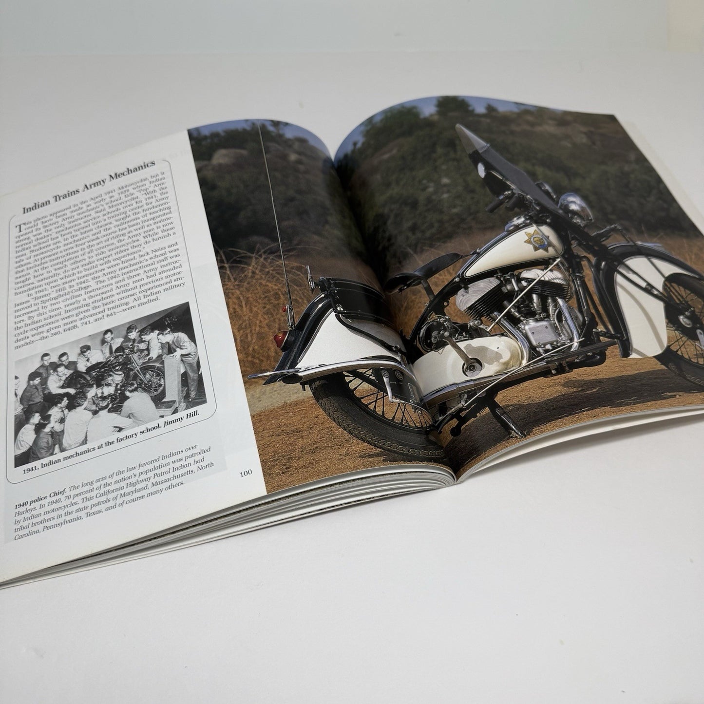 INDIAN MOTORCYCLES by J. Hatfield, H. Halberstadt  SIFT BOOK, Excenllent Cond.