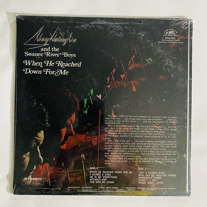 Henry Harrington & Swanee River Boys WHEN HE REACHED DOWN FOR ME Vinyl M Sealed