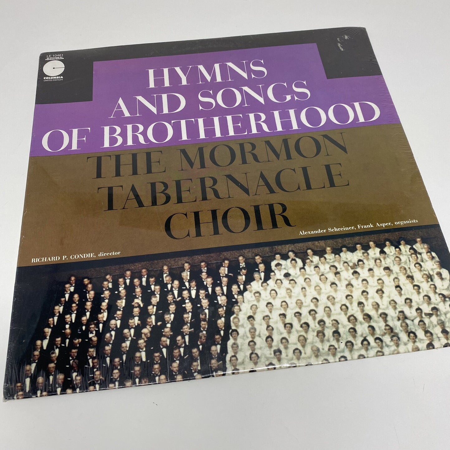 Mormon Tabernacle Choir HYMNS & SONGS OF BROTHERHOOD Vinyl LP Record SEALED