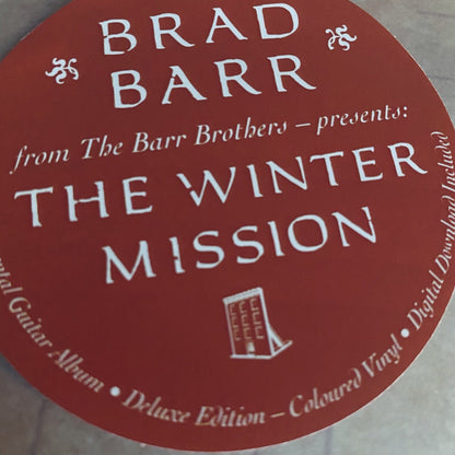 Brad Barr THE WINTER MISSION Color Vinyl LP Record NEW M