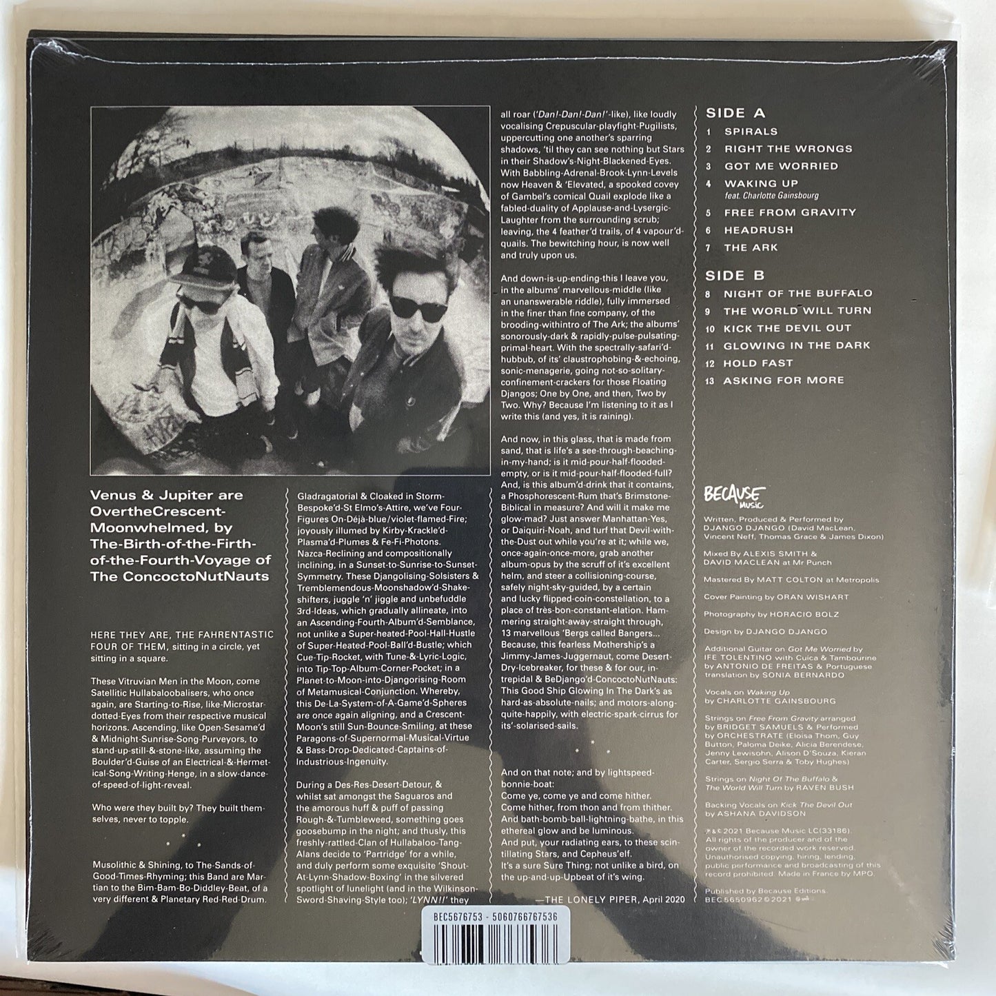 Django Django GLOWING IN THE DARK Glow-In-the-Dark Vinyl LP Record NEW