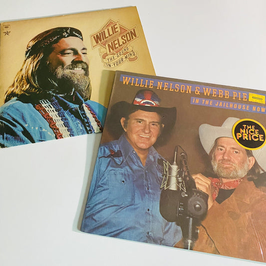 Willie Nelson (& Webb Pierce) IN THE JAILHOUSE NOW + SOUND IN YOUR MIND Vinyl LP