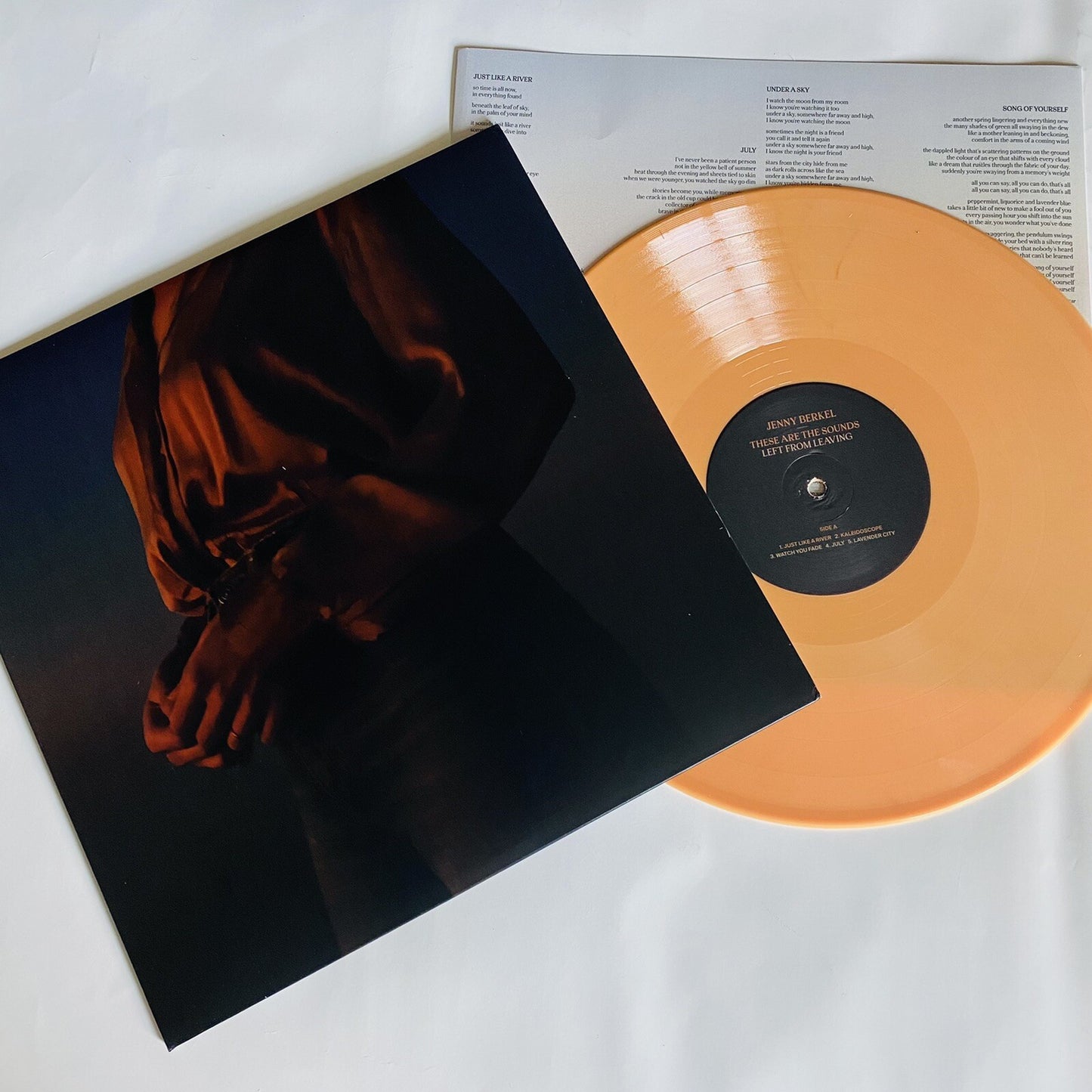 Jenny Berkel THESE ARE SOUNDS LEFT FROM LEAVING Color Vinyl LP Record NEW