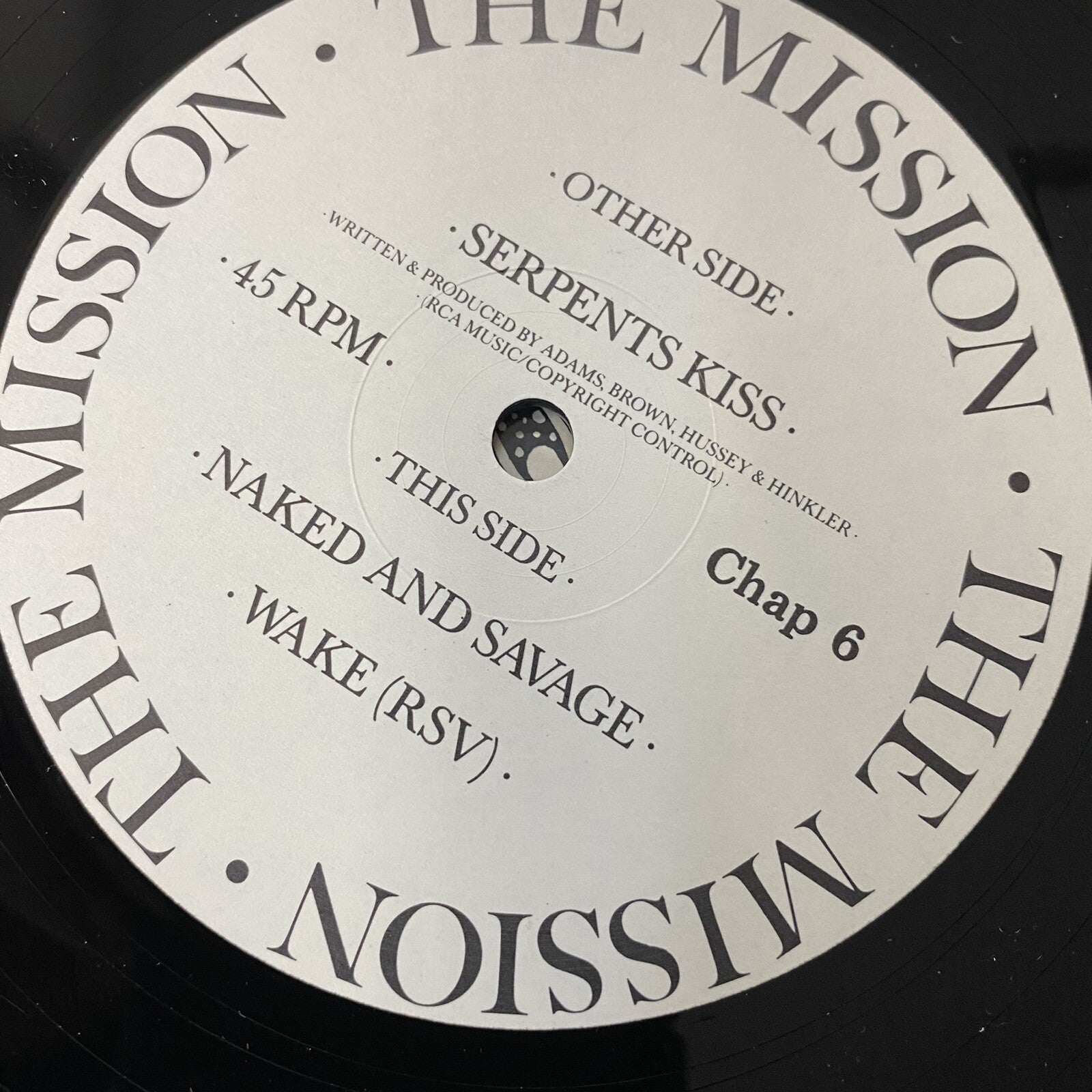 The Mission I Vibyl EP Record VG+