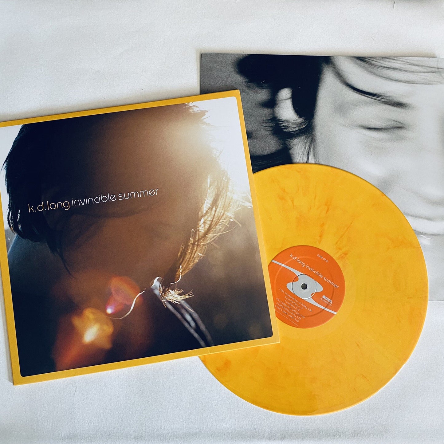 k.d. Lang INVINCIBLE SUMMER 20th Anniversary LIMITED New Yellow Colored Vinyl LP