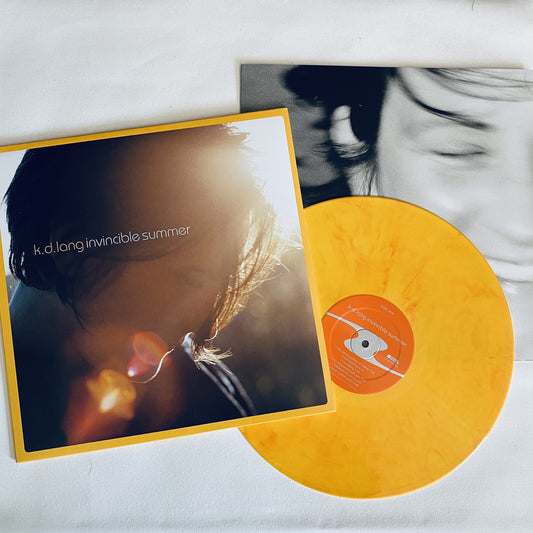 k.d. Lang INVINCIBLE SUMMER 20th Anniversary LIMITED New Yellow Colored Vinyl LP