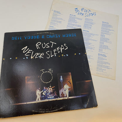 Neil Young & Crazyhorse RUST NEVER SLEEPS Vinyl LP Record VG+
