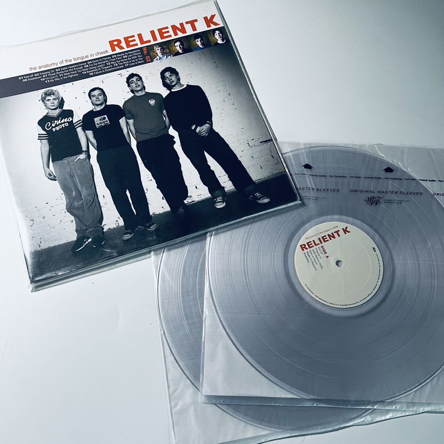 Relient K THE ANATOMY OF THE TONGUE IN CHEEK Color Vinyl 2xLP Record NM Unplayed