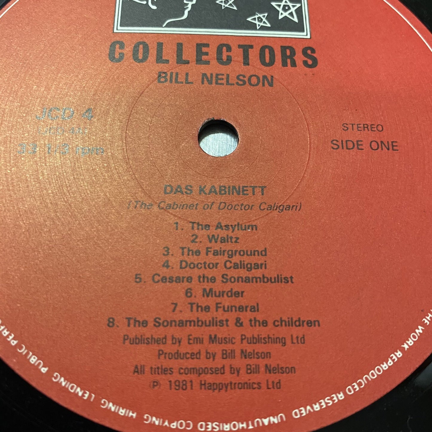 BILL NELSON Das Kabinet-Cabinet of Dr.Calgari/La Belle Et La Bete VINYL LP R