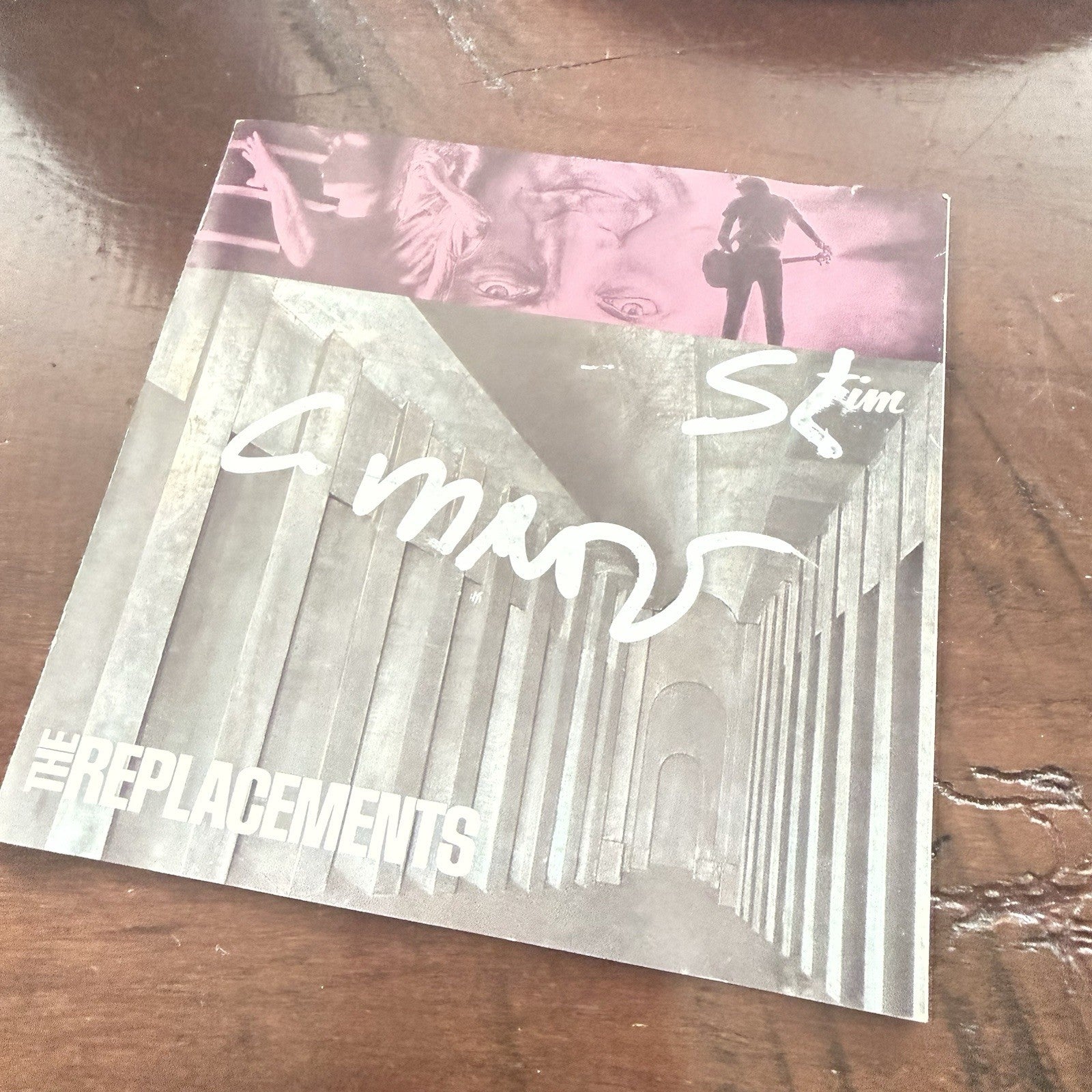 Slim Dunlap & Chris Mars THE REPLACEMENTS Tim CD JACKET COVER ONLY Signed ONLY 1