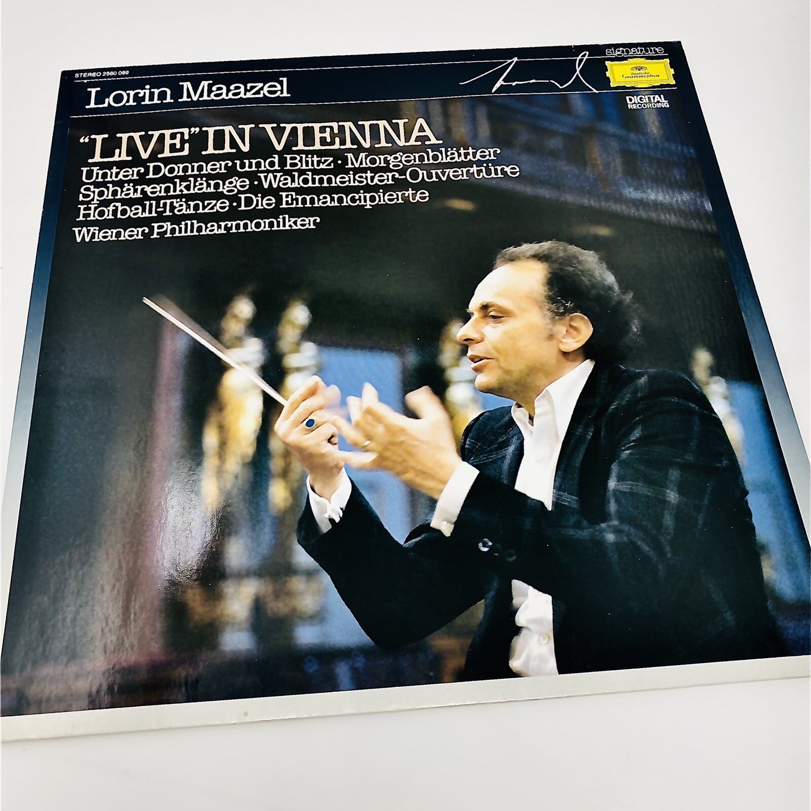 Lorin Maazel LIVE IN VIENNA Vinyl LP Record Orchestral NM