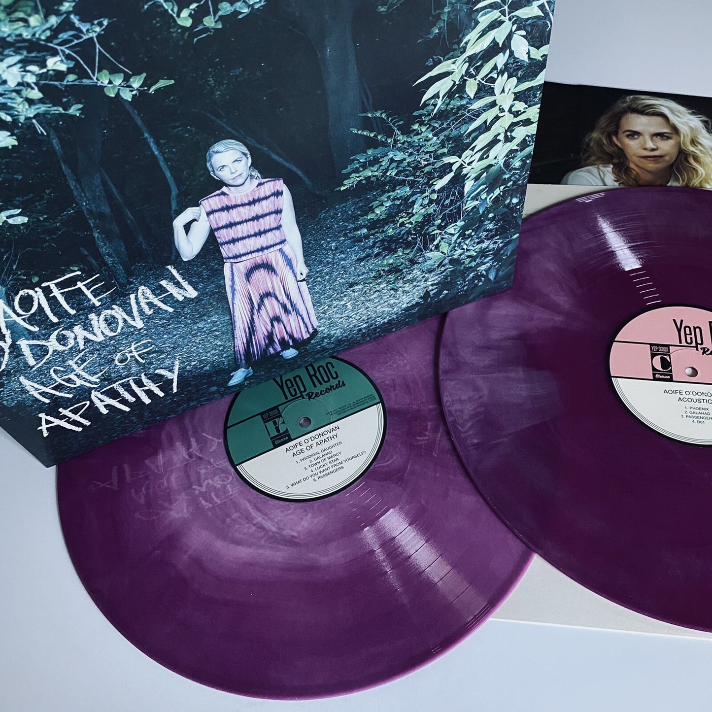 Aoife O'Donovan ‎AGE OF APATHY + 12” Acoustic EP Color Vinyl LP Record DELUXE ED