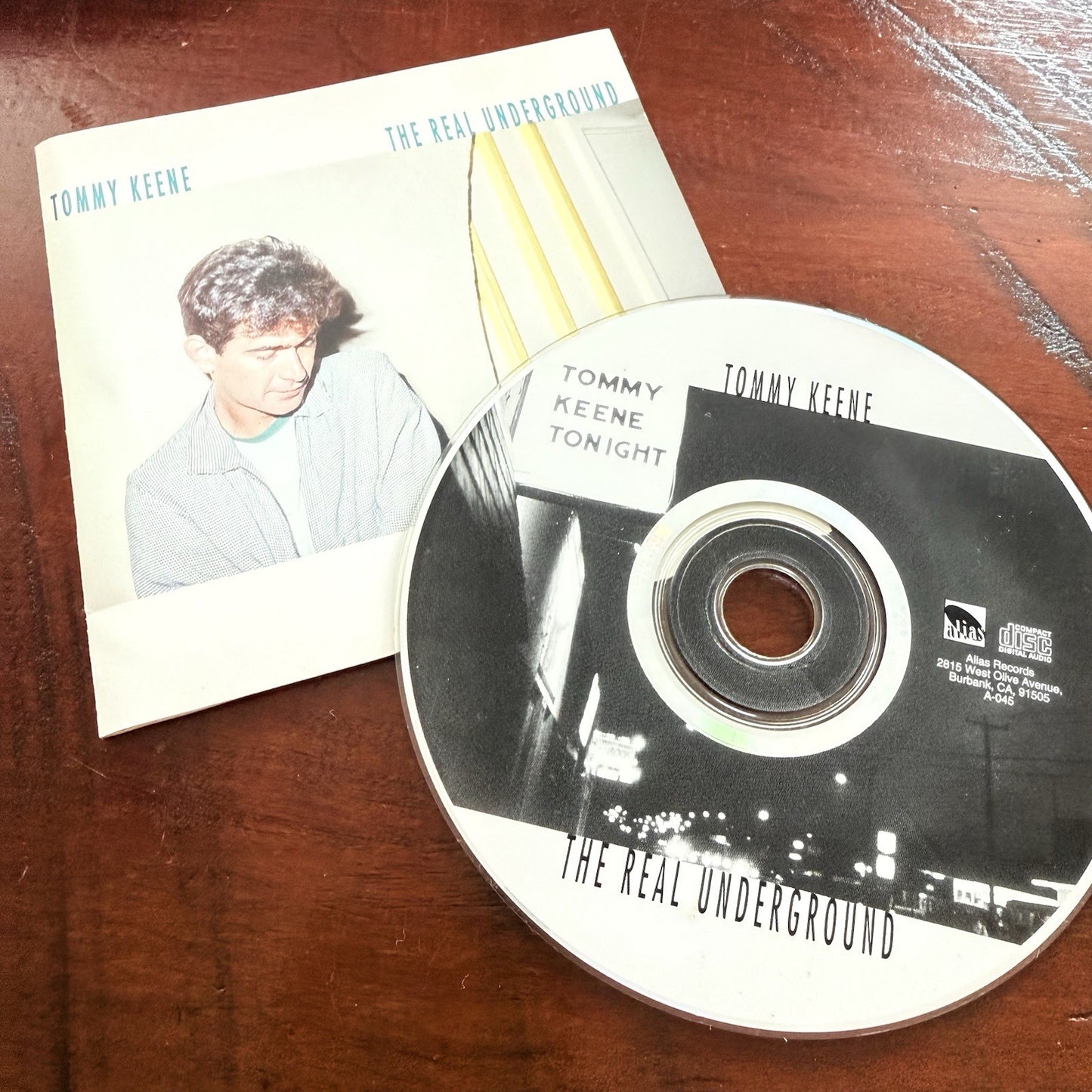 Tommy Keene THE REAL UNDERGROUND Compact Disc CD Excellent Cond