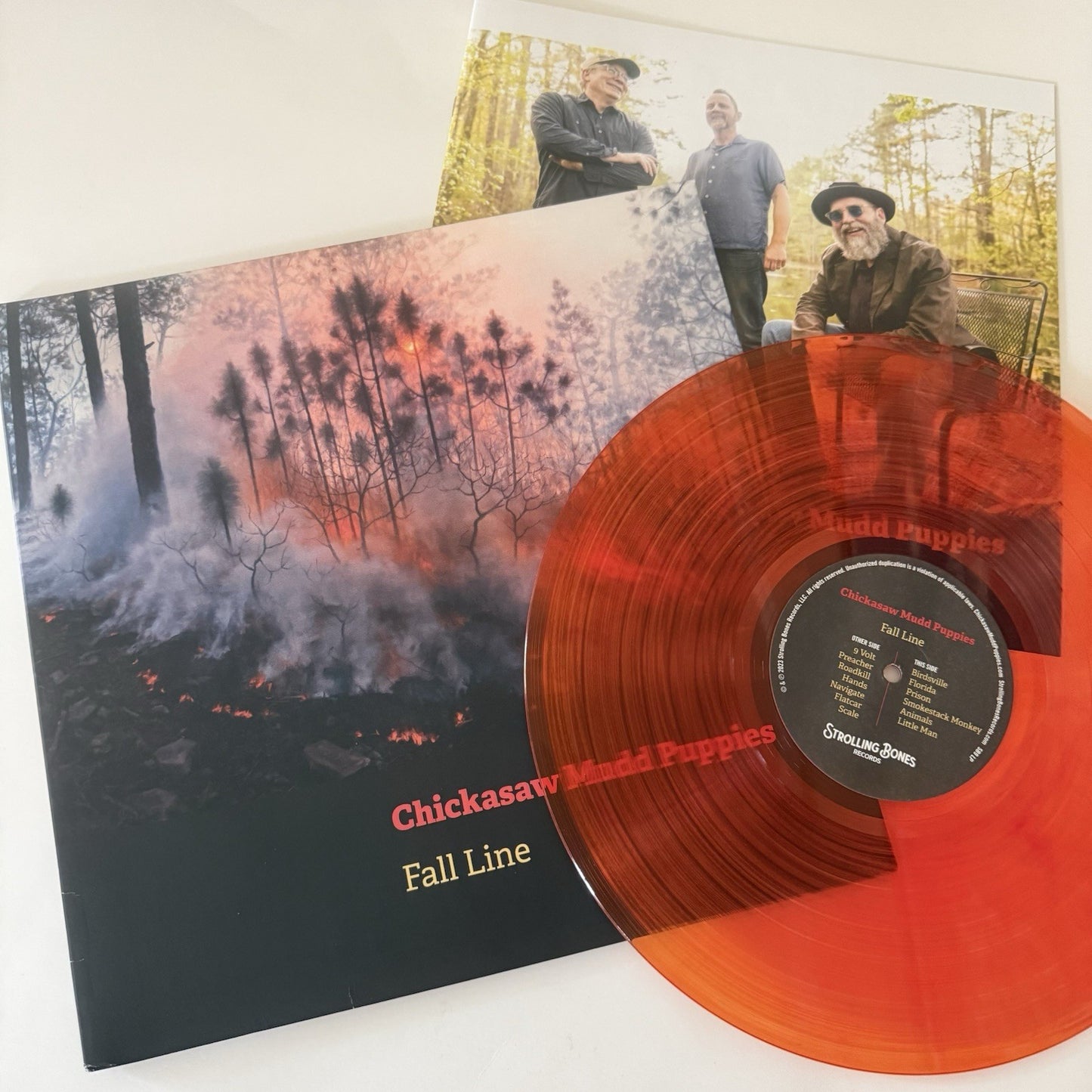 Chickasaw Mudd Puppies FALL LINE Color Vinyl LP Recods NEW Sealed AUTOGRAPHED