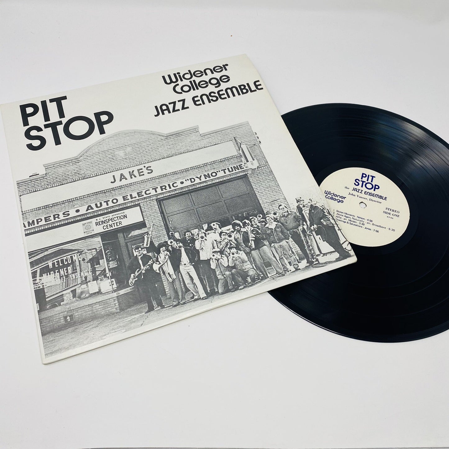 WIDENER COLLEGE JAZZ ENSEMBLE: pit stop NOT ON LABEL 12" LP
