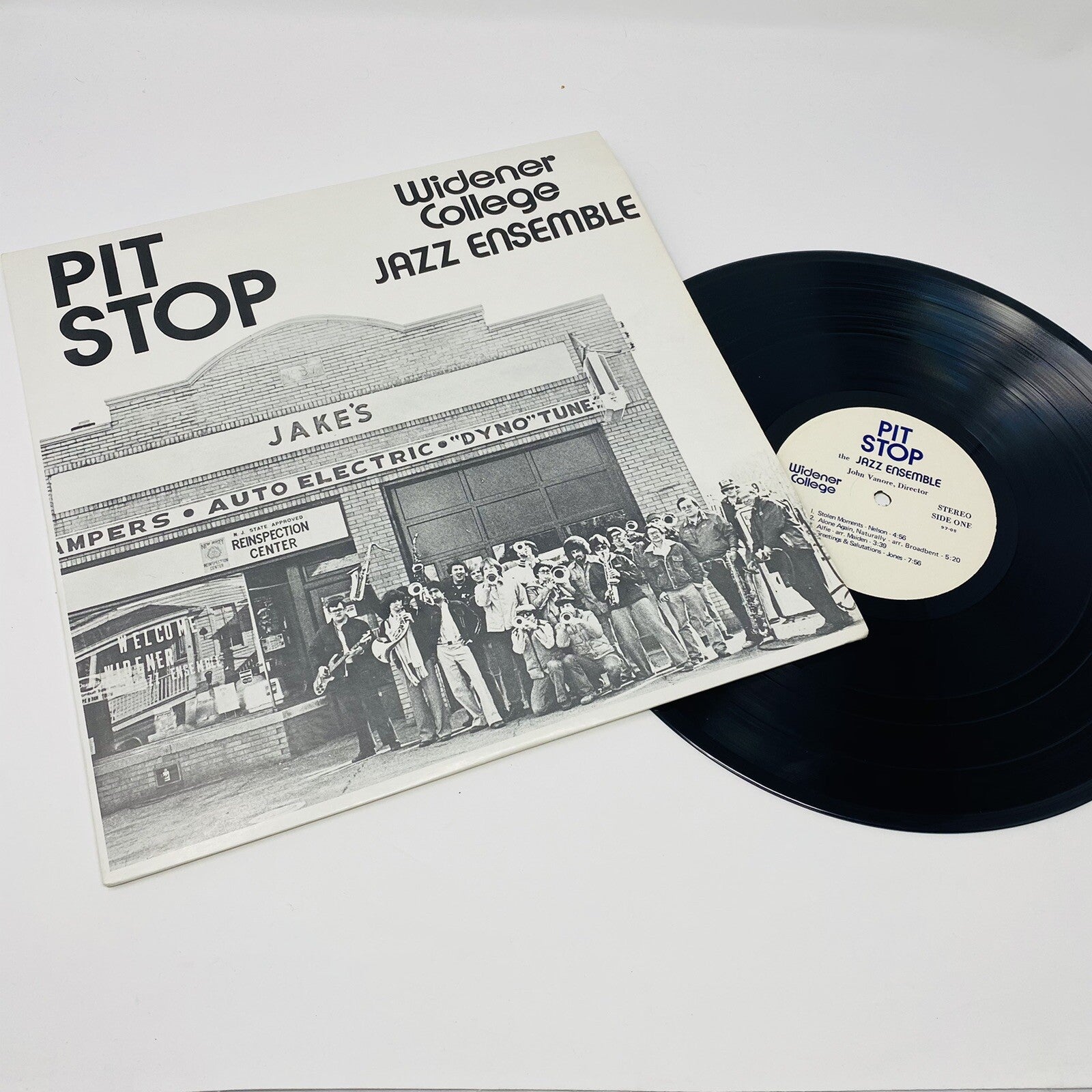 WIDENER COLLEGE JAZZ ENSEMBLE: pit stop NOT ON LABEL 12" LP