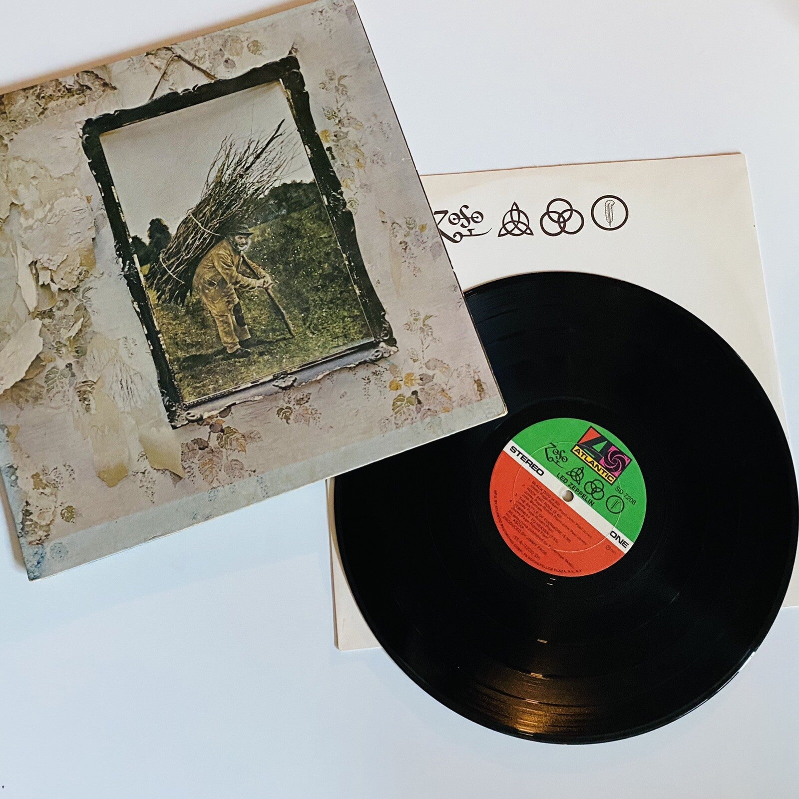 Led Zeppelin ZOSO Vinyl LP Record VG+ 