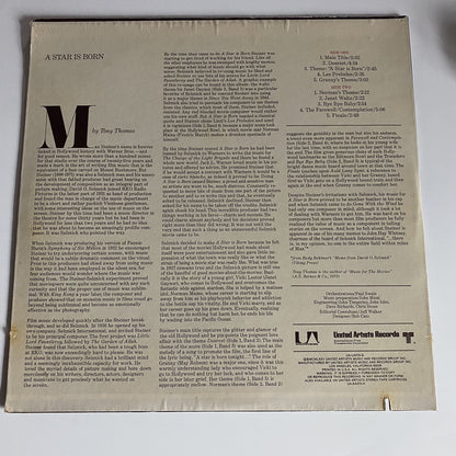 A STAR IS BORN Max Steiner LP United Artists Vinyl movie Soundtrack SEALED