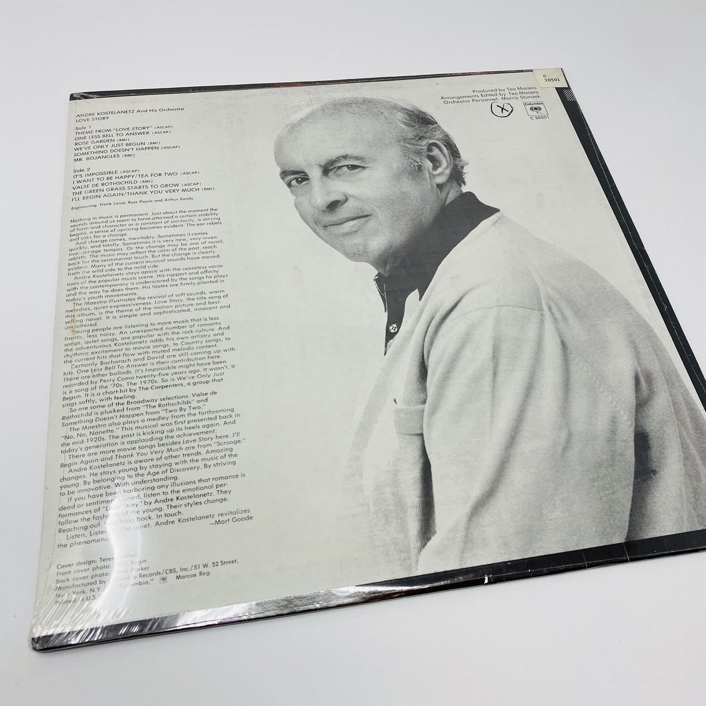 Andre Kostelanetz & His Orchestra LOVE STORY Vinyl LP Record SEALED!