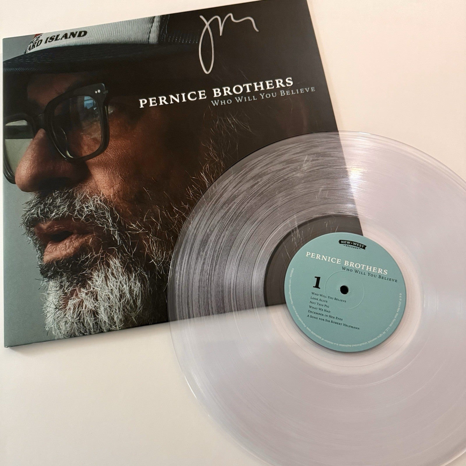 Pernice Brothers Will You Believe Clear Vinyl LP New West 2024 SIGNED NEW Sealed