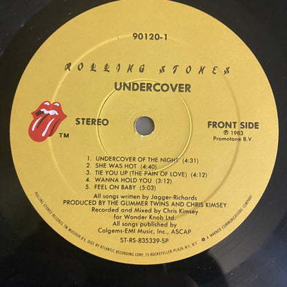 Rolling Stones UNDER COVER Vinyl LP Record VG+