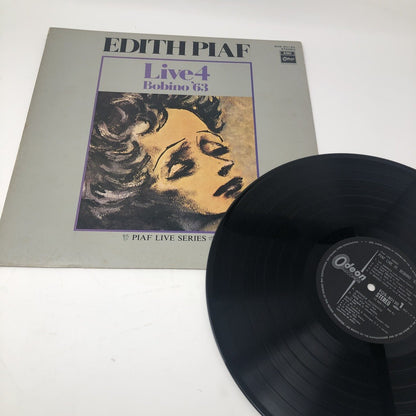 Edith Piaf LIVE 4 BOBINO '63 (PIAF LIVE SERIES) Vinyl LP Record used VG+