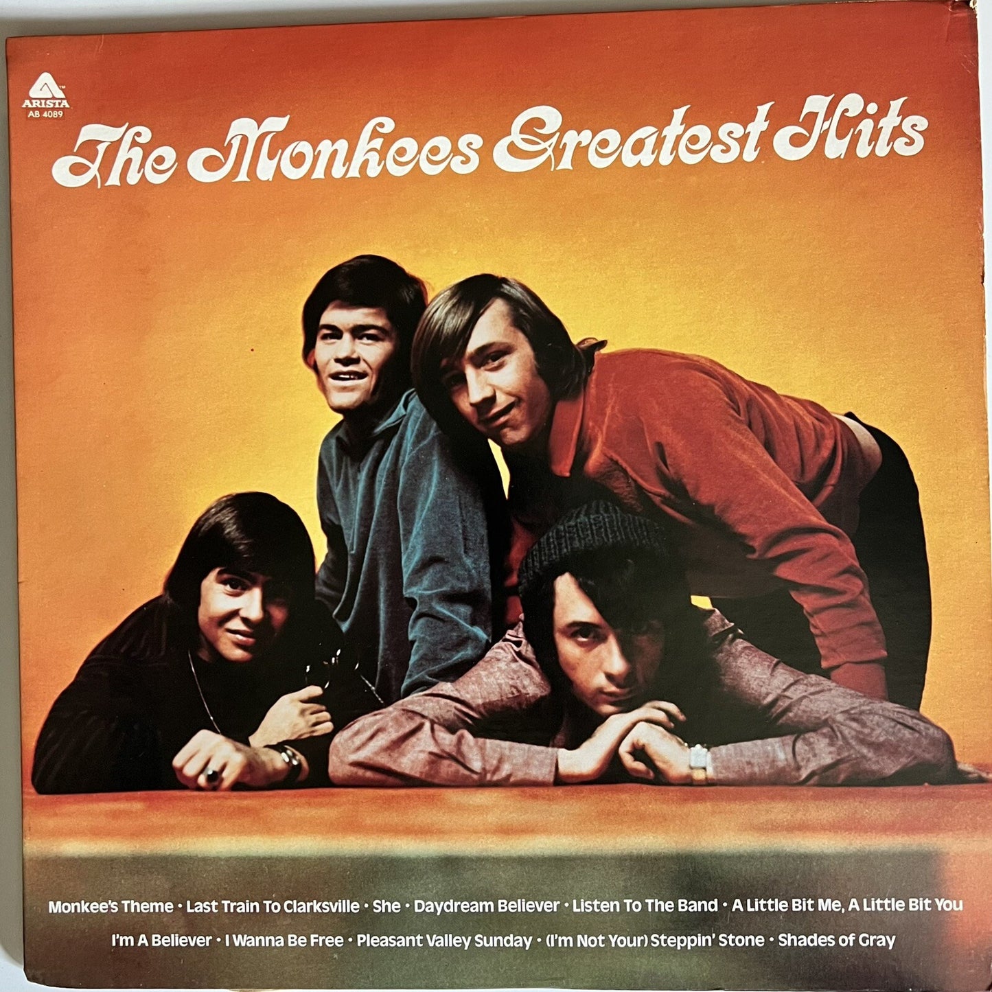 The Monkees GREATEST HITS Vinyl LP Record VG+