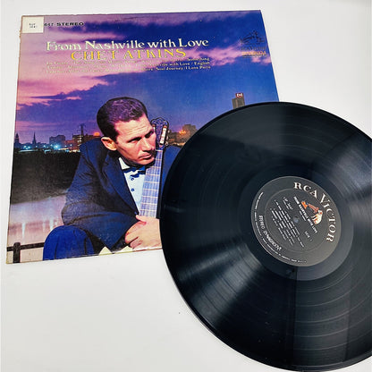 Chet Atkins FROM NASHVILLE WITH LOVE Vinyl LP Record VG+| VG+