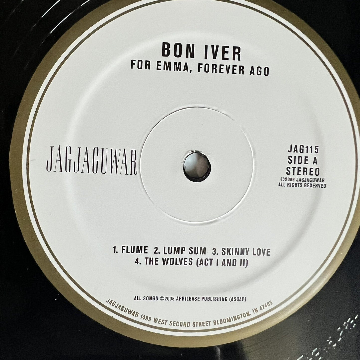 Bon Iver FOR EMMA, FOREVER AGO Vinyl LP Record NM