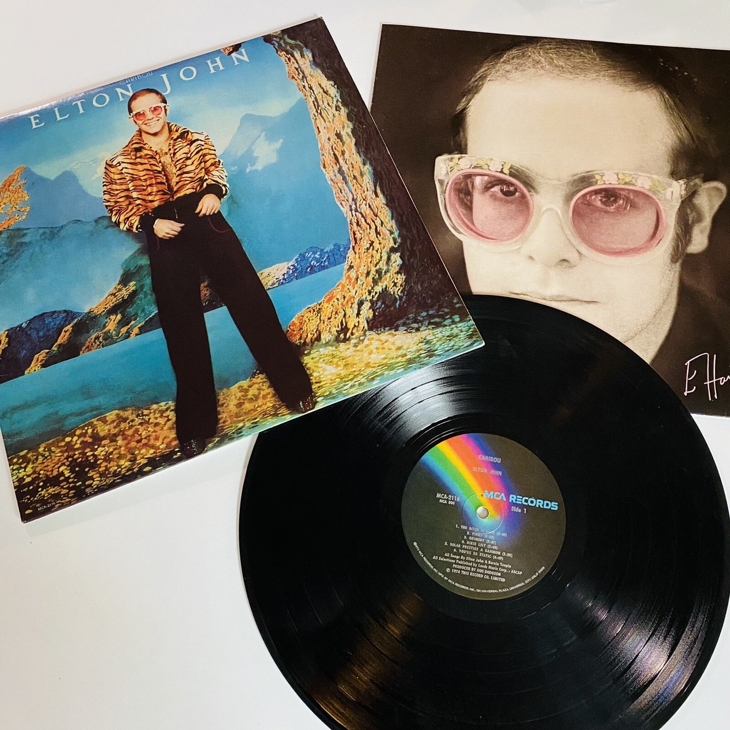 Elton John CARIBOU Vinyl LP Record VG++