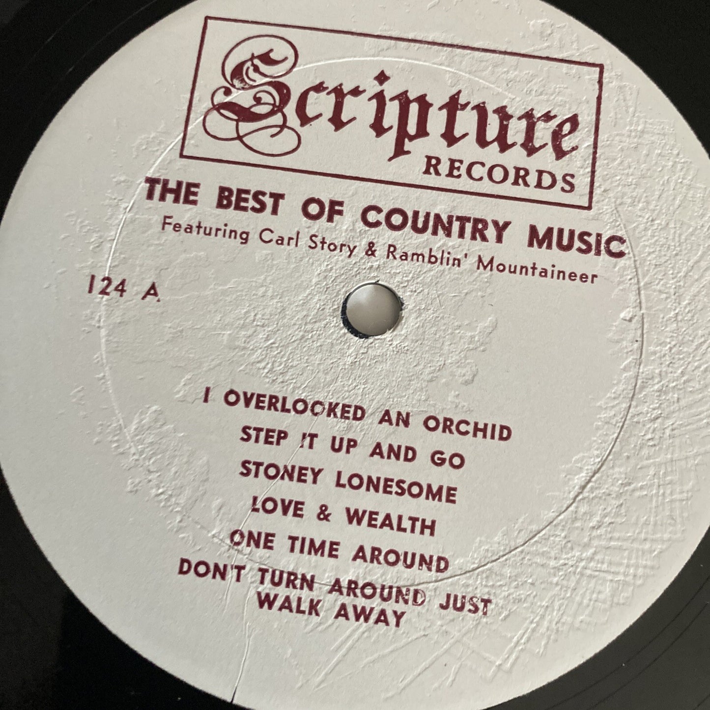 Carl Story & His Rambling Mountaineers BEST OF COUNTRY MUSIC Vinyl LP Record VG+