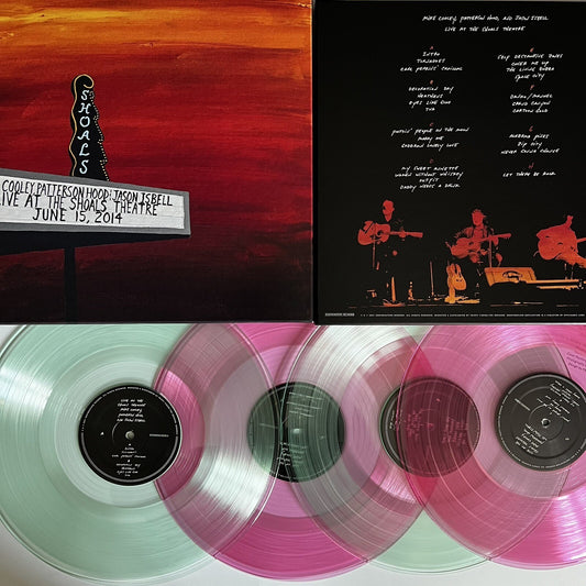 Mike Cooley, Patterson Hood, & Jason Isbell LIVE AT THE SHOALS Color Vinyl 4xLP