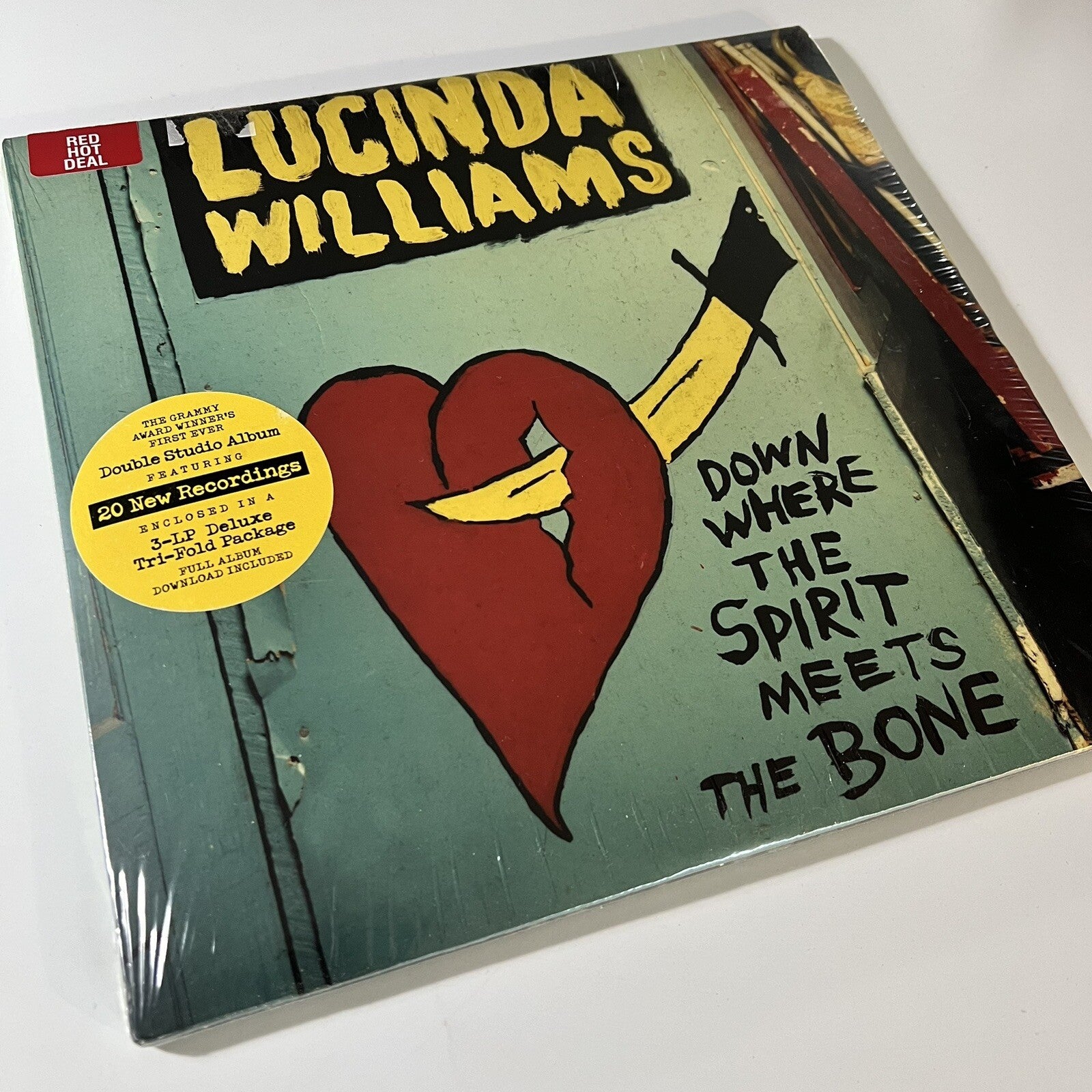 Lucinda Williams DOWN WHERE THE SPIRIT MEETS THE BONE Vinyl 3xLP Record DELUXE M