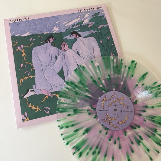 Shoreline TO FIGURE OUT Color Vinyl LP Record NEW PInk & Evergreen (850 Pressed)