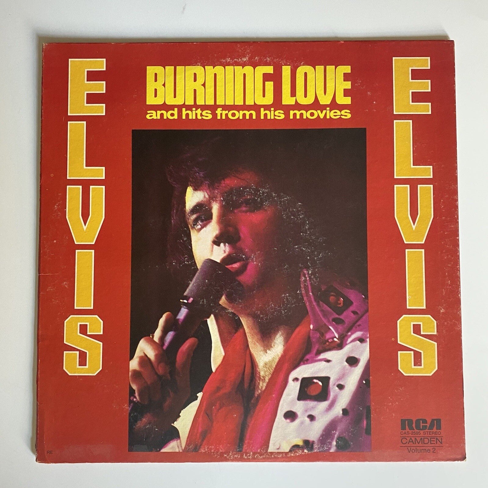 Elvis Presley BURNING LOVE Vinyl LP Record VG+