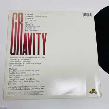James Brown GRAVITY SPECIAL 12" Dance Mix Vinyl Record SCOTTI BROS VG+