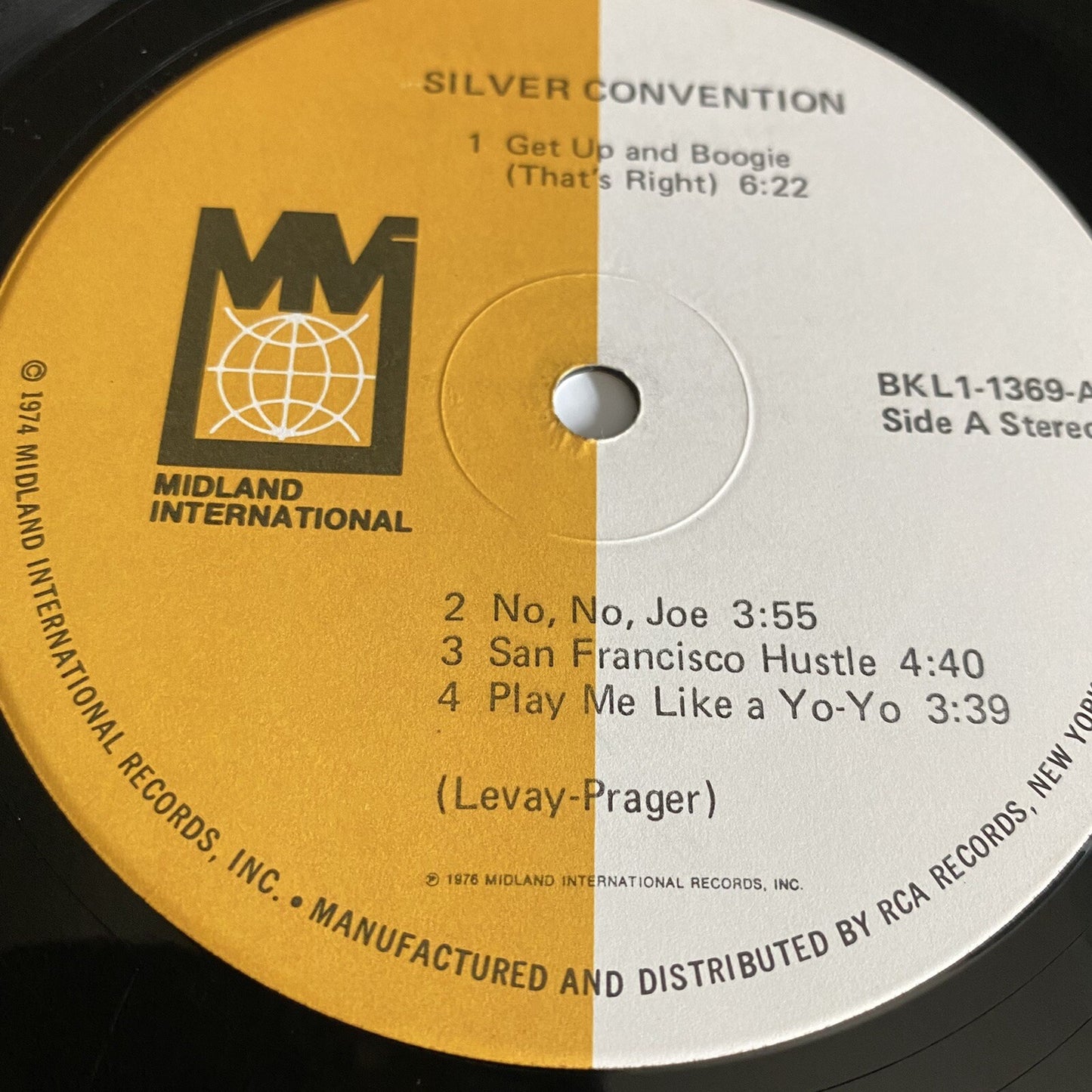 Silver Convention SILVER CONVENTION Vinyl LP Record VG