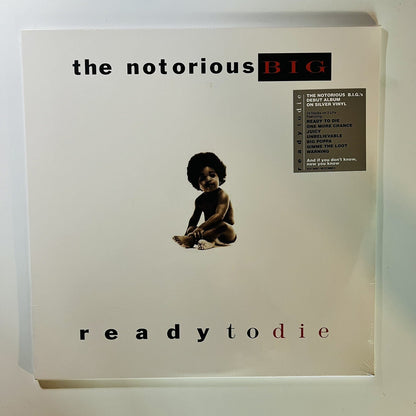 Notorious B.I.G. READY TO DIE Silver Vinyl 2xLP Record SEALED