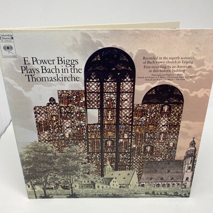 E. POWER BIGGS - Plays Bach in the Thomaskirche VINYL LP RECORD VG+ KM 30648