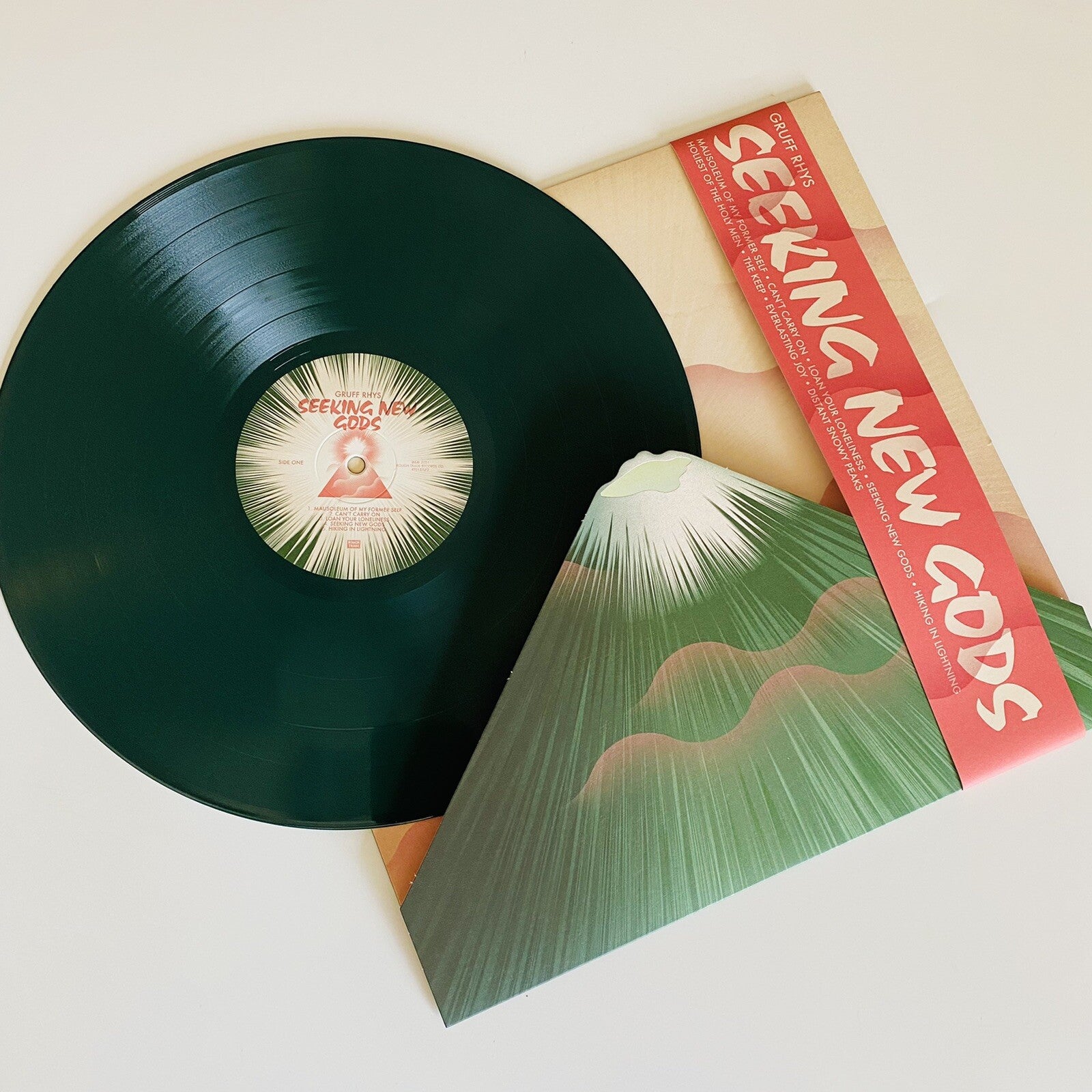 Gruff Rhys SEEKING NEW GODS Color Vinyl LP Record NEW M