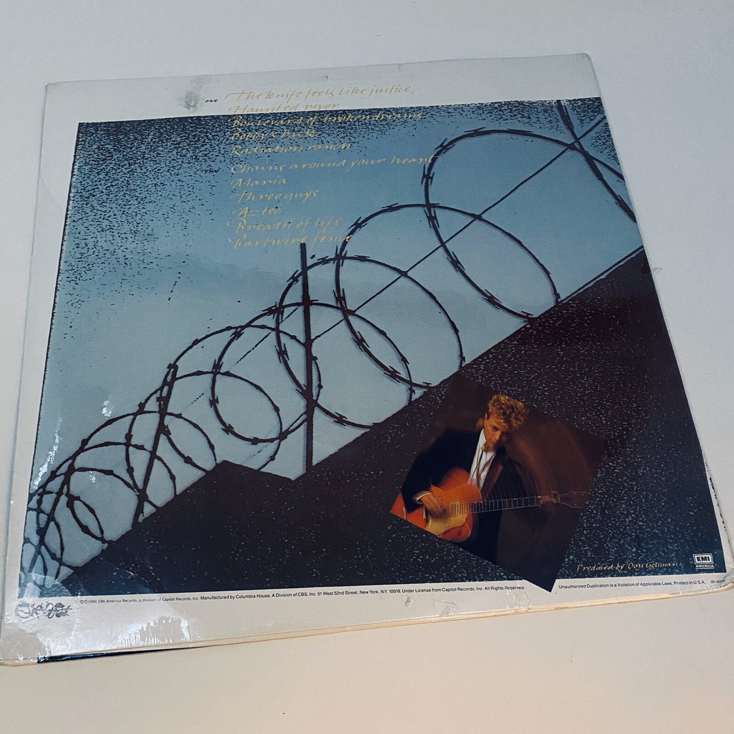 Brian Setzer THE KNIFE FEELS LIKE JUSTICE Vinyl LP Record SEALED