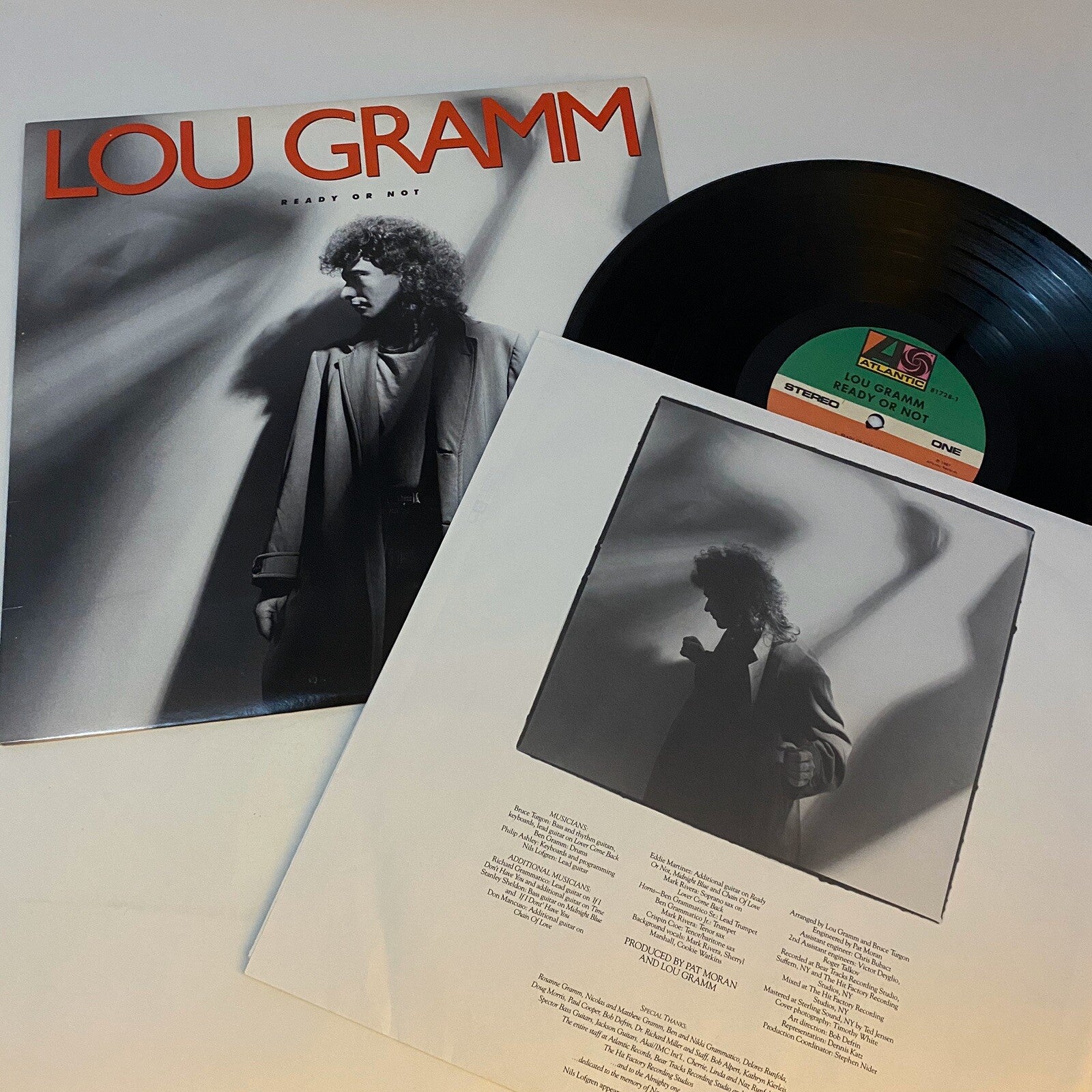 Lou Gramm READY OR NOT Vinyl LP Record Foreignor VG+ 
