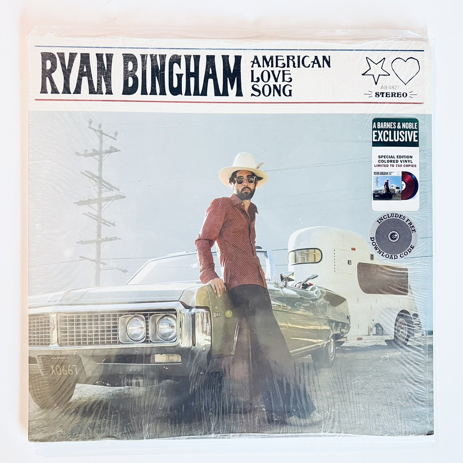 Ryan Bingham AMERICAN LOVE SONG Vinyl 2LP color Records NM
