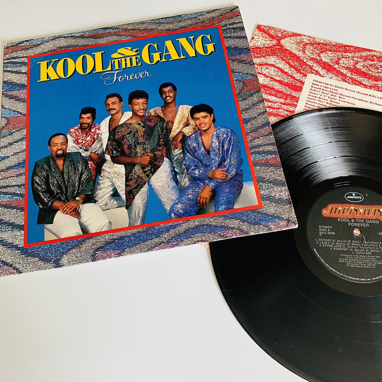 Kool & The Gang FOREVER Vinyl LP Record VG+